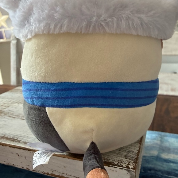 Squishmallow Cam the Cat with Blue Scarf and Hat - Picture 3 of 5